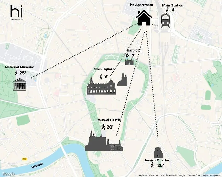 Wygodny Apartament Przy Dworcu Krakow Poland